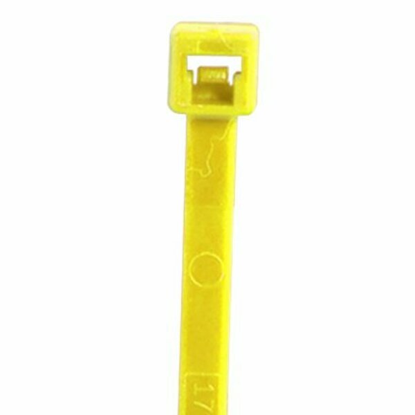 Bsc Preferred 18'' 50# Fluorescent Yellow Cable Ties, 500PK S-12356FY